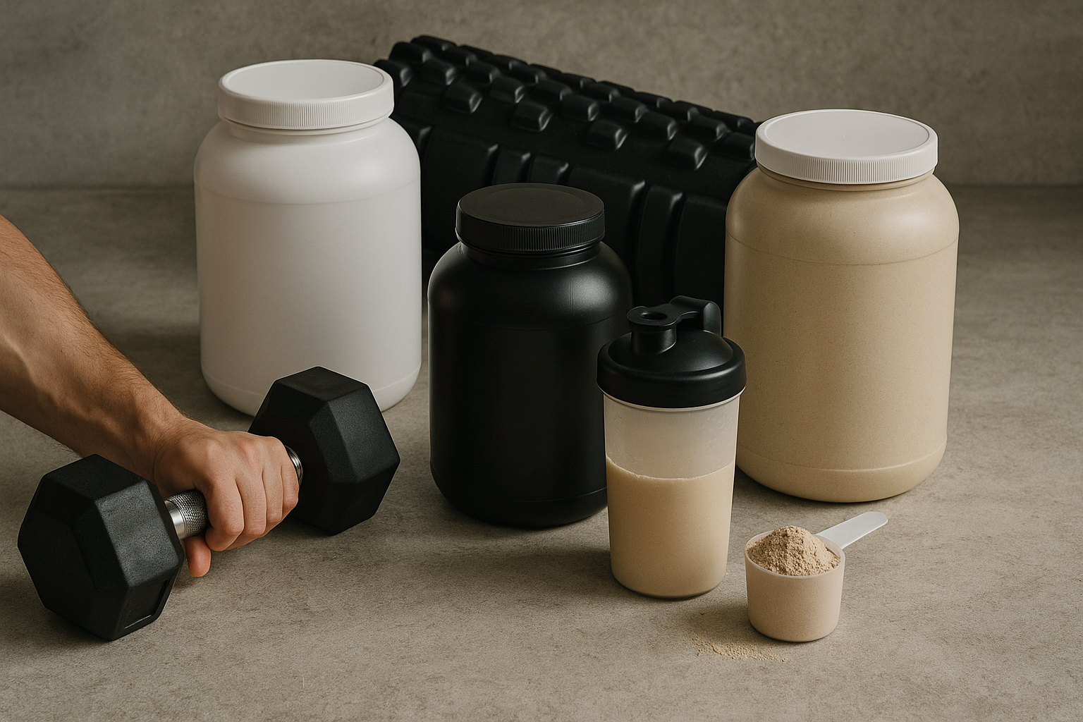 Fitness editorial image illustrating Best Fitness Supplements