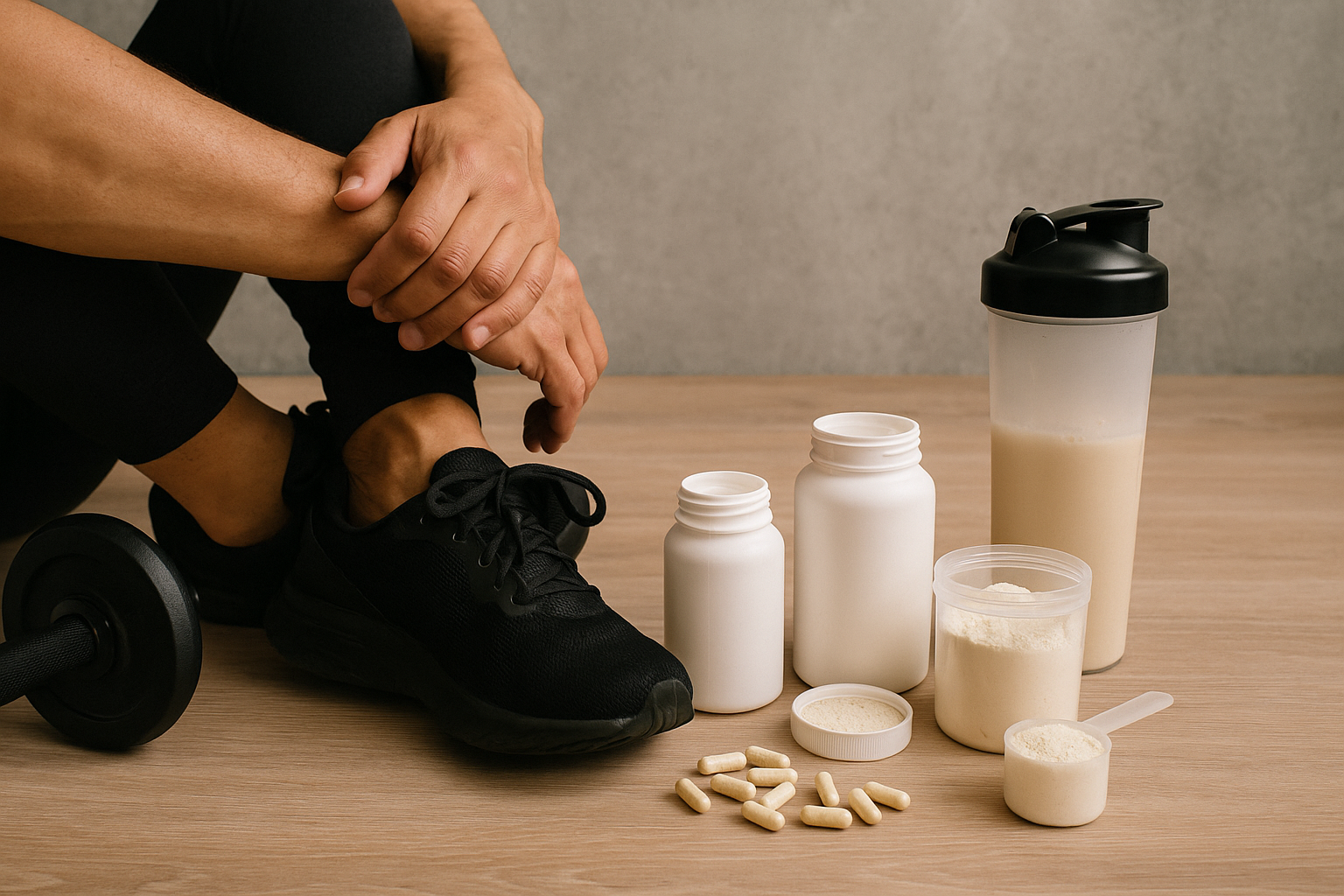 Fitness editorial image illustrating Best Supplements for Active Adults