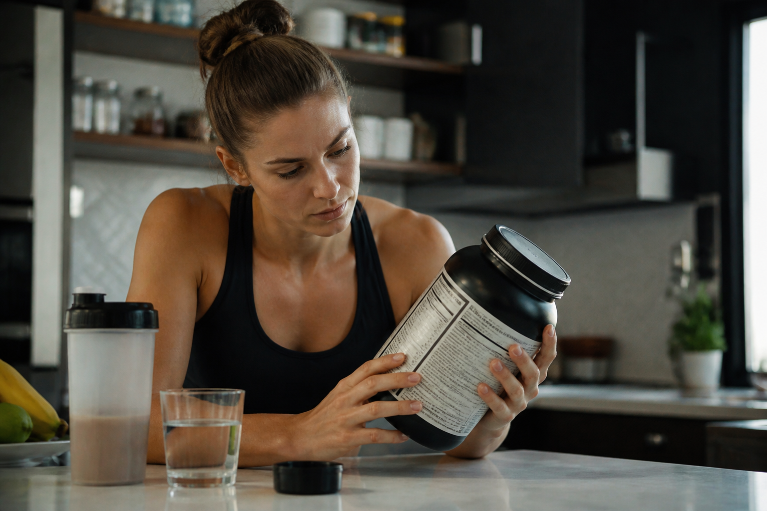 Fitness editorial image illustrating How to Choose a Sports Supplement