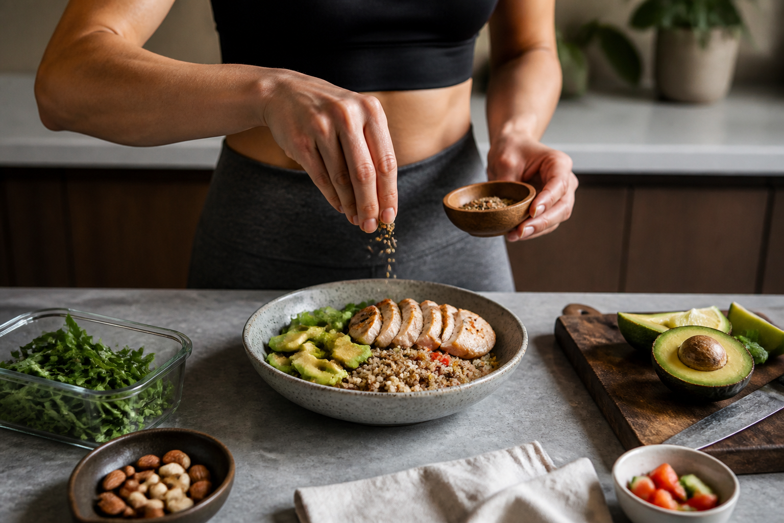 Editorial nutrition scene illustrating Nutrition After a Workout