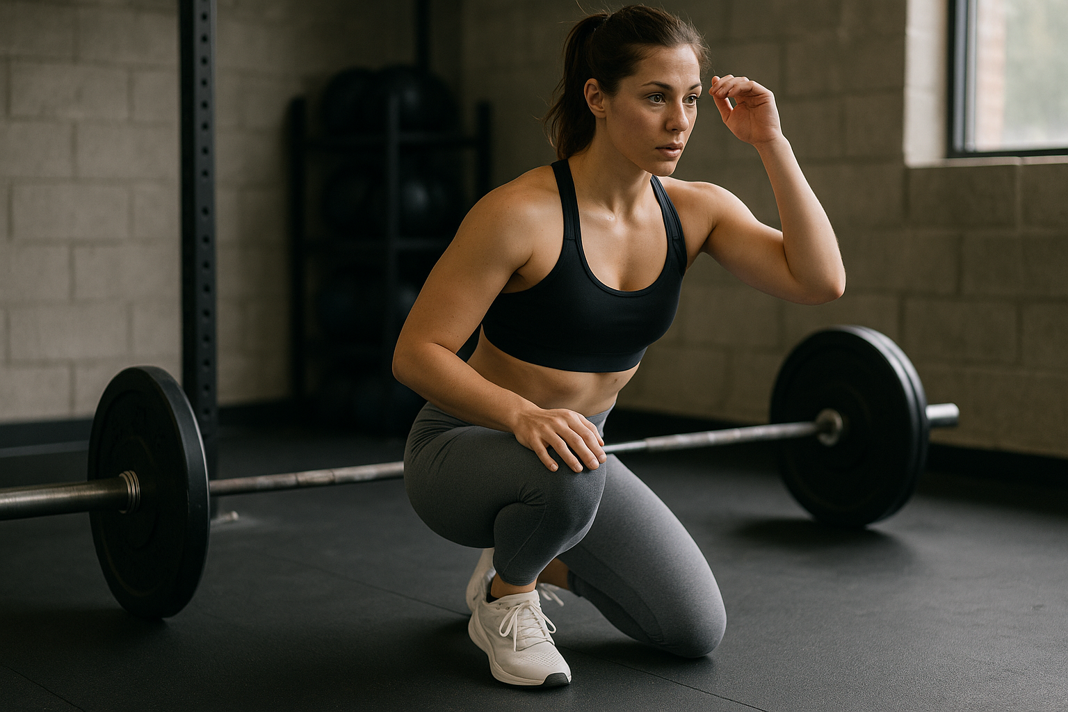 Fitness editorial image illustrating Warm-Up Before Strength Training